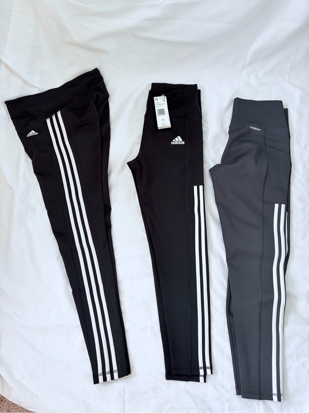 Adidas Lot of 3 workout pants